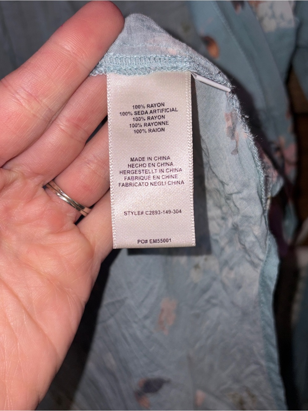 Anthropologie cabin core bohemian wild flower Button-Down Blouse crinkle - Picture 3 of 7